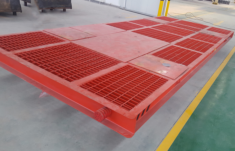 噴砂房電動平臺車